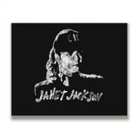 Janet Jackson, The Janet Jackson, Janet Jackson Art, Janet Jackson Vin Metal Print Horizontal | Artistshot