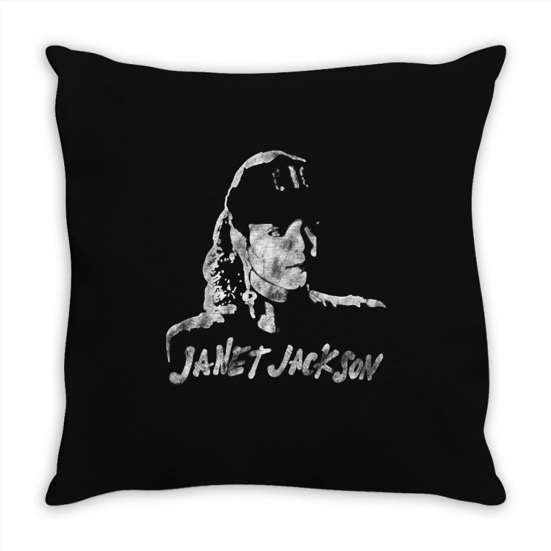 Janet Jackson, The Janet Jackson, Janet Jackson Art, Janet Jackson Vin Throw Pillow | Artistshot