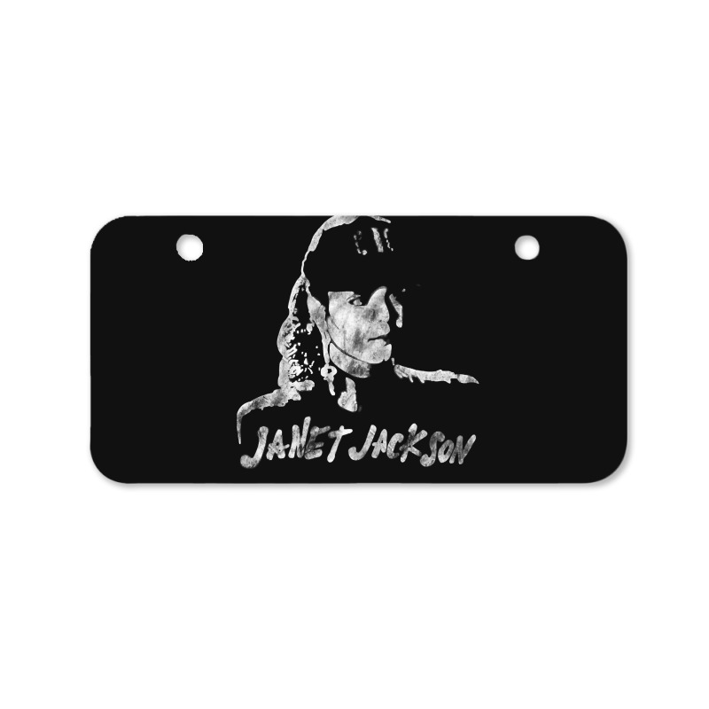 Janet Jackson, The Janet Jackson, Janet Jackson Art, Janet Jackson Vin Bicycle License Plate | Artistshot