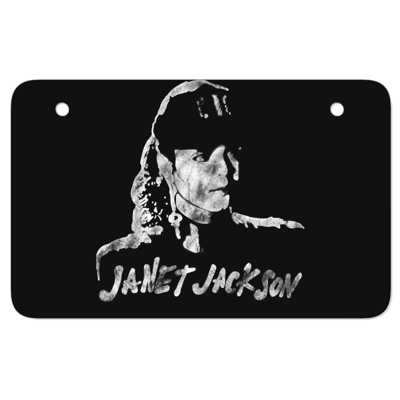 Janet Jackson, The Janet Jackson, Janet Jackson Art, Janet Jackson Vin Atv License Plate | Artistshot