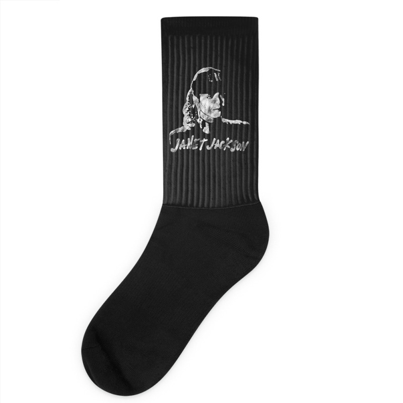 Janet Jackson, The Janet Jackson, Janet Jackson Art, Janet Jackson Vin Socks | Artistshot