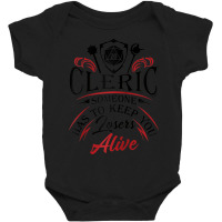 Cleric Dungeons T Rpg T Dragons Gaming Baby Bodysuit | Artistshot