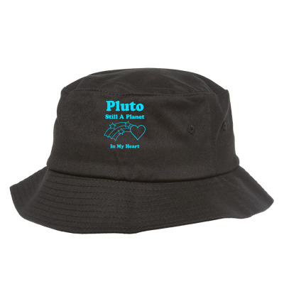Pluto Still A Planet In My Heart Bucket Hat Designed By Icang Waluyo