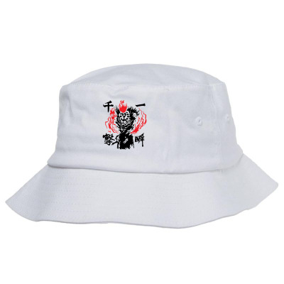 Raging Demon Bucket Hat Designed By Icang Waluyo