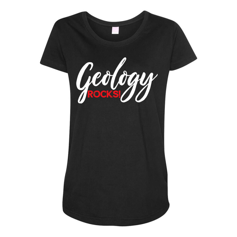 Geology Rocks Geologist Mineral Collector Gift Maternity Scoop Neck T-shirt by badieu97 | Artistshot