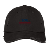 Save Our Soil - Soil Health And Science - Sequester Carbon - Climate C Vintage Cap | Artistshot