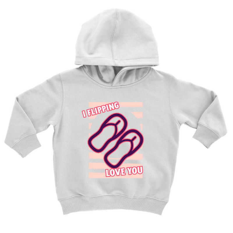 Valentines Day Flip Flop Couple Love Pun Toddler Hoodie | Artistshot