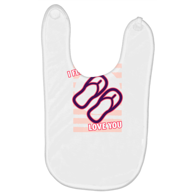 Valentines Day Flip Flop Couple Love Pun Baby Bibs | Artistshot