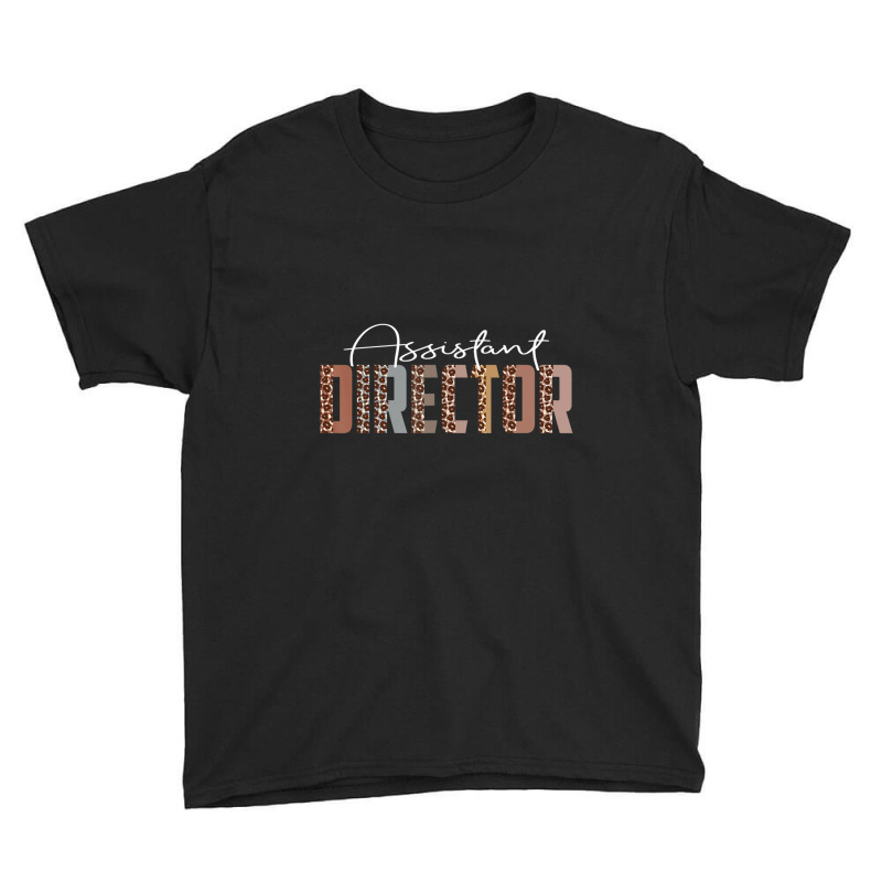 Leopard Assistant Director Job Title School Worker Youth Tee by cm-arts | Artistshot