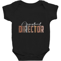 Leopard Assistant Director Job Title School Worker Baby Bodysuit | Artistshot