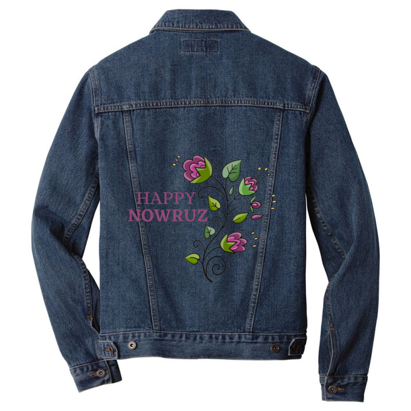 Happy Nuruz Men Denim Jacket by cm-arts | Artistshot