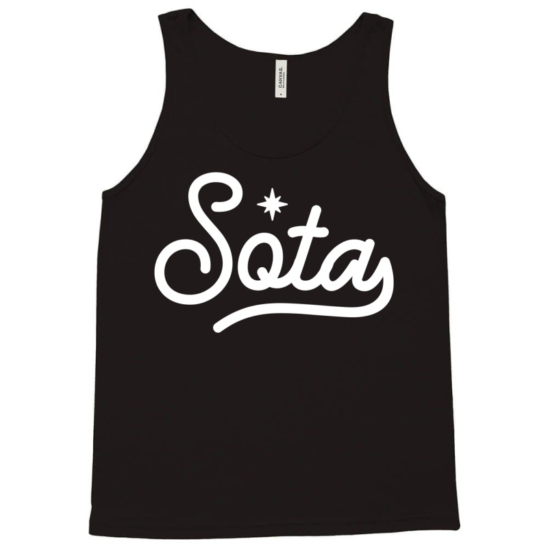 Classic Minnesota Sota Script North Star State Sweatshirt Tank Top | Artistshot