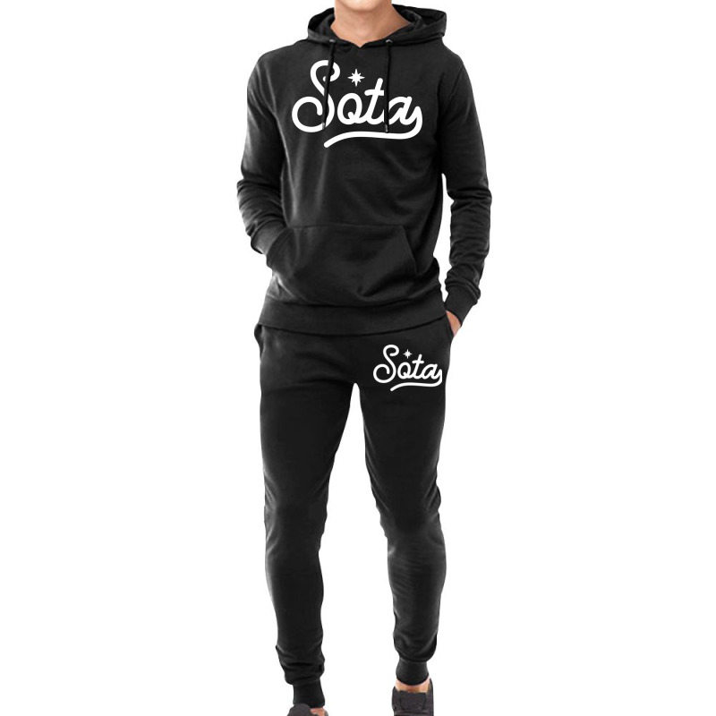 Classic Minnesota Sota Script North Star State Sweatshirt Hoodie & Jogger Set | Artistshot