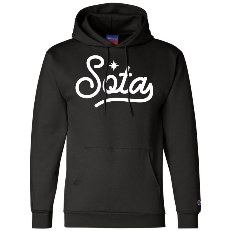 Classic Minnesota Sota Script North Star State Sweatshirt Champion Hoodie | Artistshot