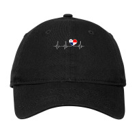 Panamá Love Heartbeat And Panamanian Flag Heart Panama T Shirt Adjustable Cap | Artistshot