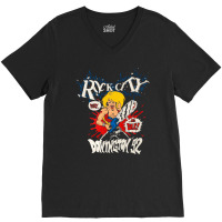 Donington, Rock City 1992, The Donington, Donington Art, Donington Vin V-neck Tee | Artistshot