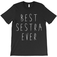 Womens Best Sestra Ever   Cool Slavic Favorite Sister V Neck T Shirt T-shirt | Artistshot