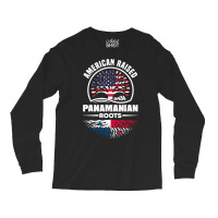 American Raised With Panamanian Roots Panama Panama Flag Pullover Hood Long Sleeve Shirts | Artistshot