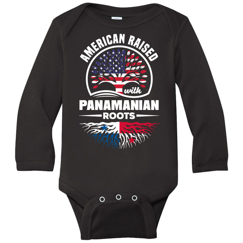 American Raised With Panamanian Roots Panama Panama Flag Pullover Hood Long Sleeve Baby Bodysuit by cm-arts | Artistshot