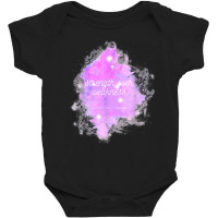 Strength Over Weakness Galaxy   Myasthenia Gravis Awareness T Shirt Baby Bodysuit | Artistshot