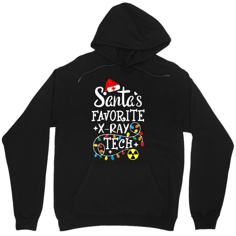 Santa's Favorite Xray Technician Radiologic Technologist Unisex Hoodie by cm-arts | Artistshot