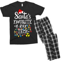 Santa's Favorite Xray Technician Radiologic Technologist Men's T-shirt Pajama Set | Artistshot