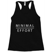 Mens Minimal Effort Slogan Mens Racerback Tank | Artistshot