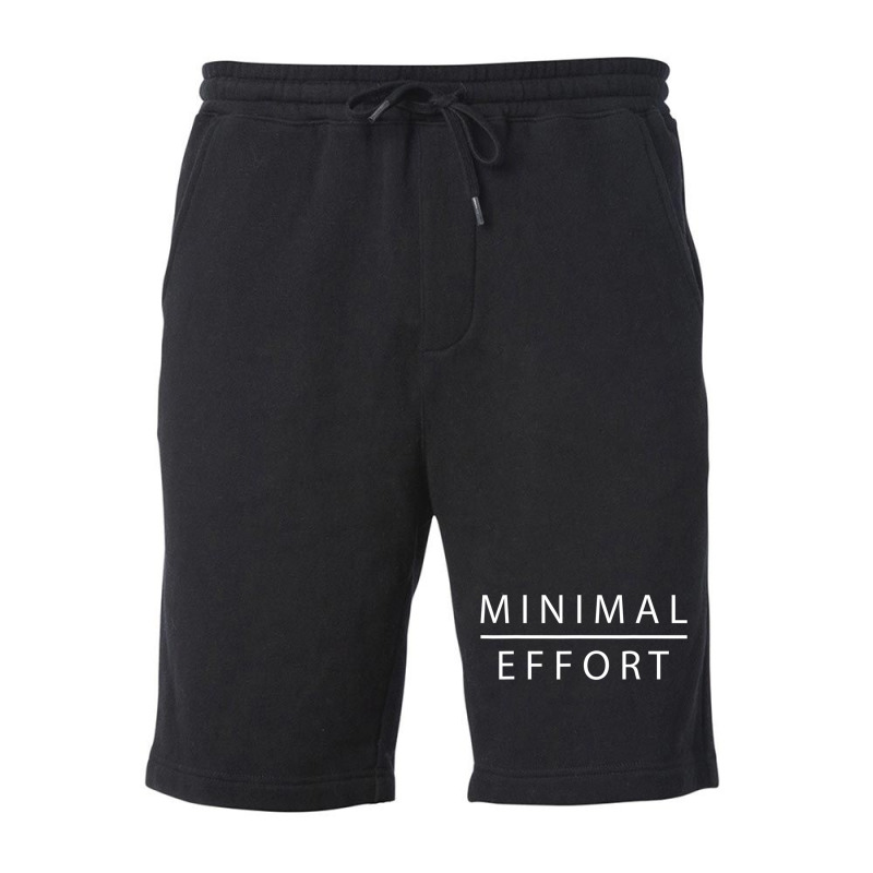 Mens Minimal Effort Slogan Mens Fleece Short by Mata Gibson | Artistshot