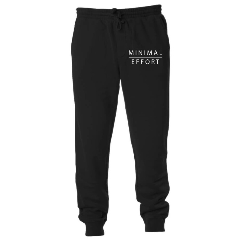 Mens Minimal Effort Slogan Mens Unisex Jogger by Mata Gibson | Artistshot