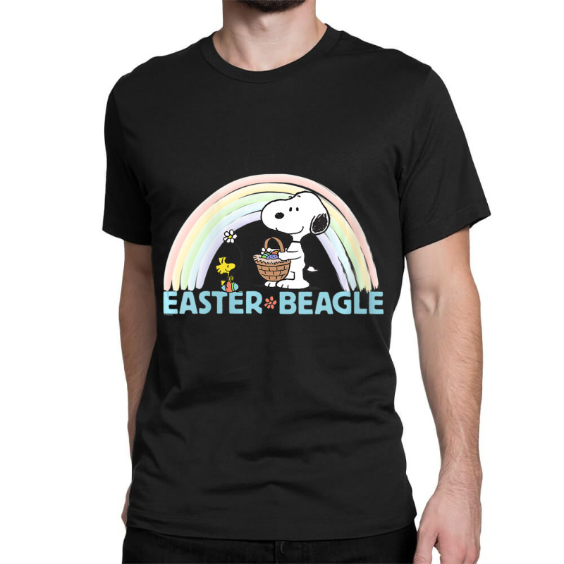 Womens Peanuts Easter Beagle V-neck Classic T-shirt by cm-arts | Artistshot