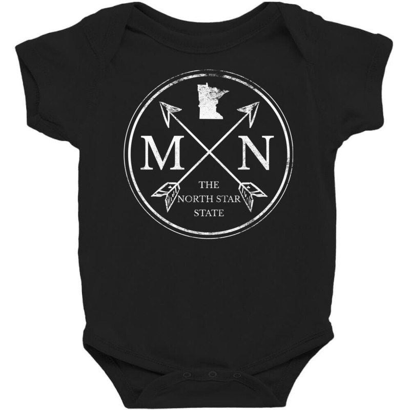 Cute Minnesota Mn The North Star State Sweatshirt Baby Bodysuit | Artistshot