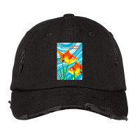 Nowruz Mobarak Persian New Year Goldfish Vintage Cap | Artistshot