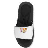 School Nurse Halloween Costume Registered Nurse Life Pumpkin Slide Sandal | Artistshot