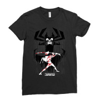 Cn Samurai Jack Aku Distressed Silhouettes Ladies Fitted T-shirt | Artistshot