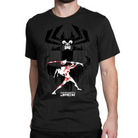 Cn Samurai Jack Aku Distressed Silhouettes Classic T-shirt | Artistshot