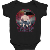 Cn Samurai Jack Circle Portrait Baby Bodysuit | Artistshot