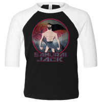 Cn Samurai Jack Circle Portrait Toddler 3/4 Sleeve Tee | Artistshot