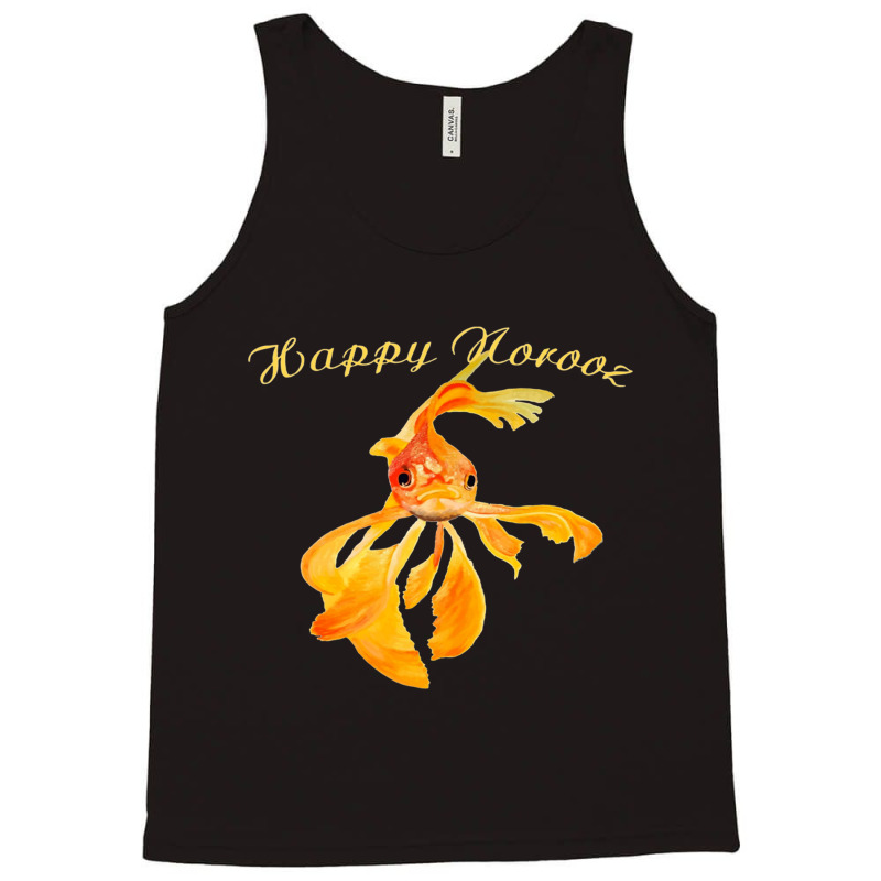 Happy Norooz Persian New Year Goldfish Isolated Tank Top by cm-arts | Artistshot