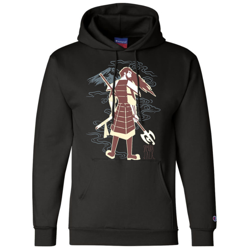 Cn Samurai Jack Red Hue Portrait Champion Hoodie by ngodieutrinh | Artistshot