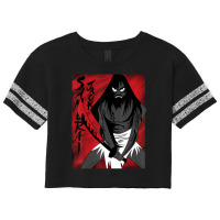 Cn Samurai Jack Red Poster Scorecard Crop Tee | Artistshot