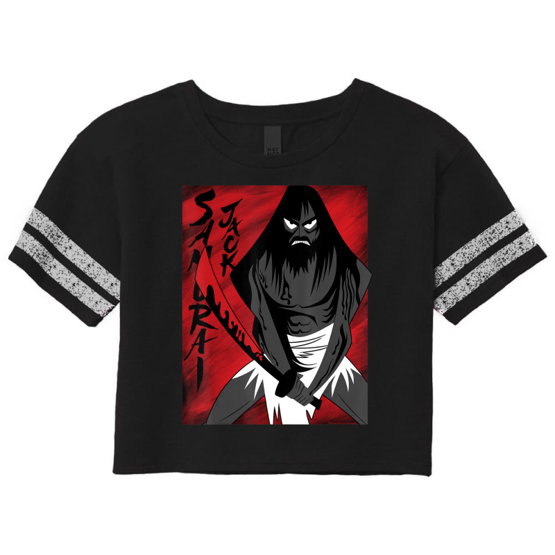 Cn Samurai Jack Red Poster Scorecard Crop Tee by ngodieutrinh | Artistshot