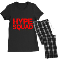 Hype Squad Red Distressed Big Game Women's Pajamas Set | Artistshot