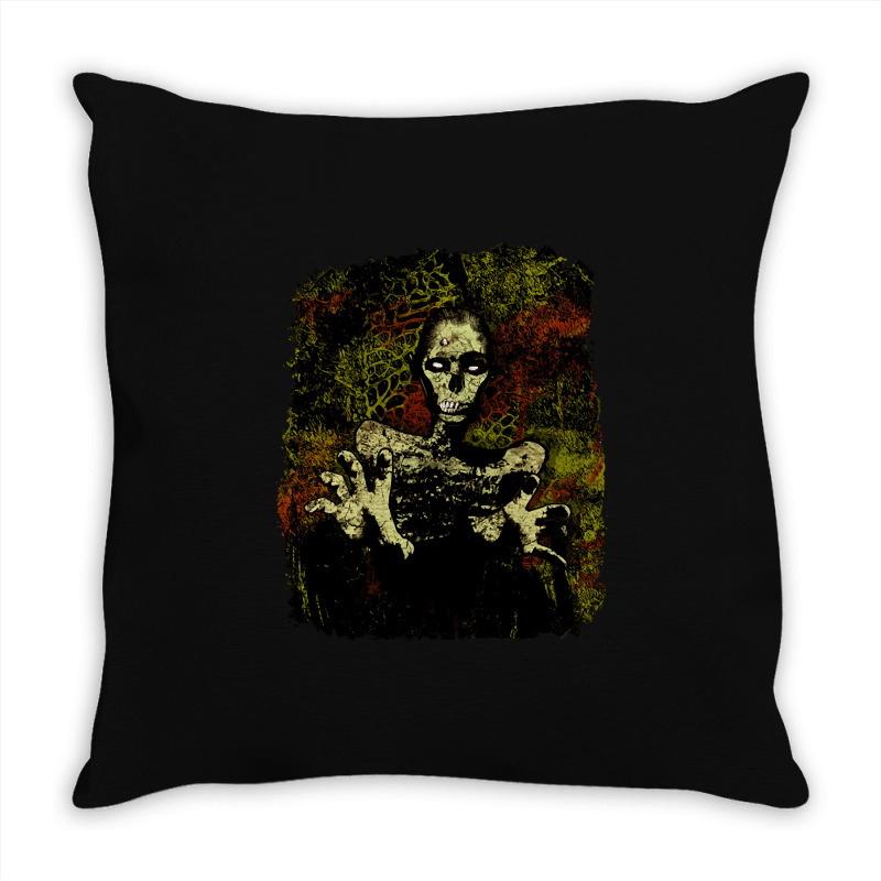 Zombie Chic, Zombie Chic Vintage, Zombie Chic Art, Zombie Chic Paintin Throw Pillow | Artistshot