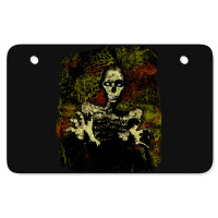 Zombie Chic, Zombie Chic Vintage, Zombie Chic Art, Zombie Chic Paintin Atv License Plate | Artistshot