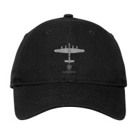 Lancaster B3 Tech Drawing Wwii Raf Bomber Airplane Adjustable Cap | Artistshot