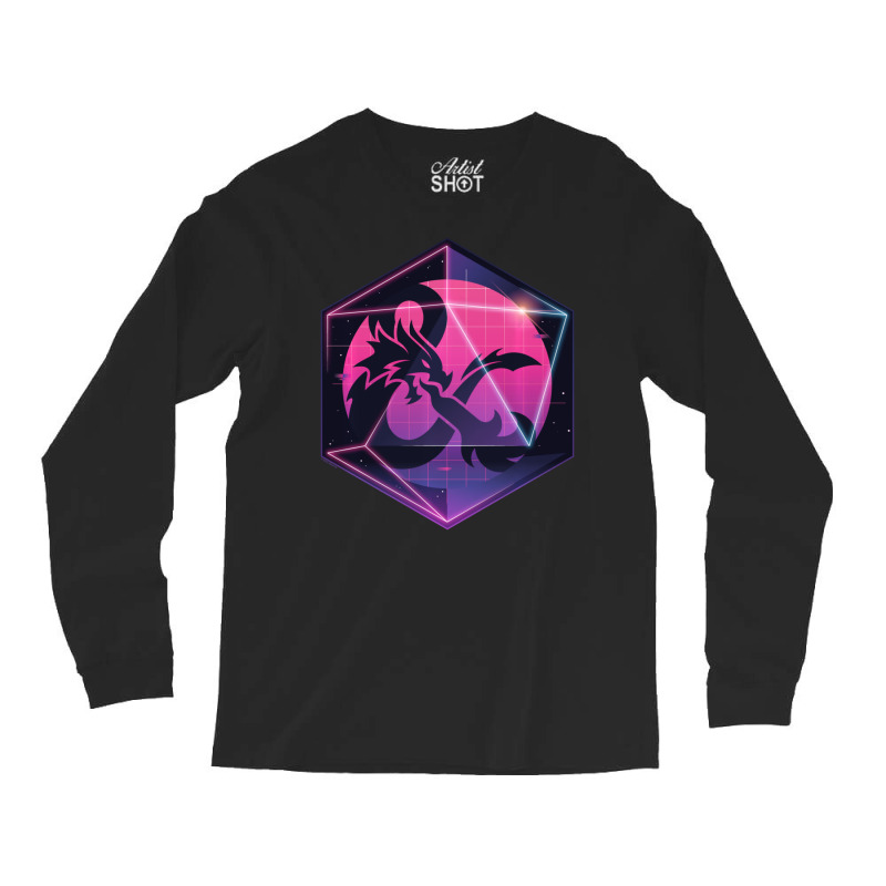 Dungeons & Dragons Ampersand In 3d Dice Long Sleeve Shirts | Artistshot