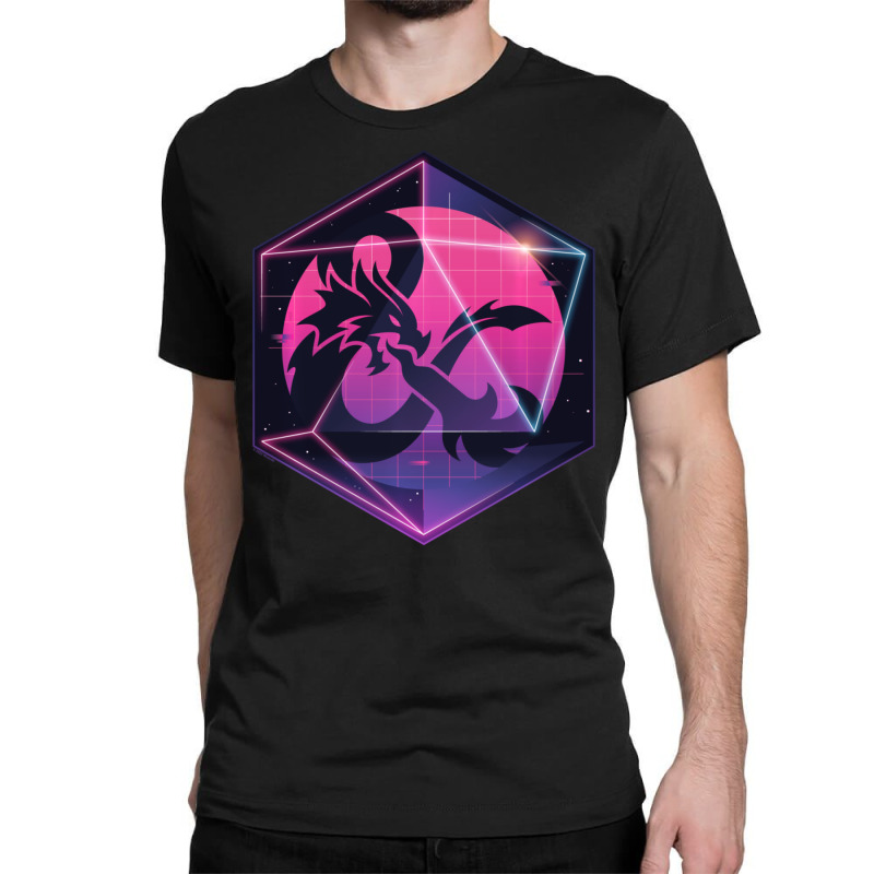 Dungeons & Dragons Ampersand In 3d Dice Classic T-shirt | Artistshot