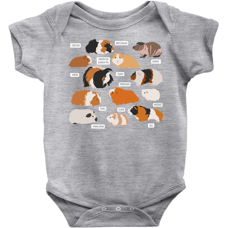 Guinea Pig Breeds   Costume Clothing Accessories Baby Bodysuit | Artistshot