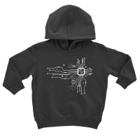 Cpu Heart Chipset Board Electrical Electronic Engineer Long Sleeve T S Toddler Hoodie | Artistshot