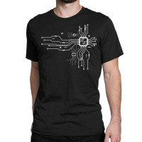 Cpu Heart Chipset Board Electrical Electronic Engineer Long Sleeve T S Classic T-shirt | Artistshot